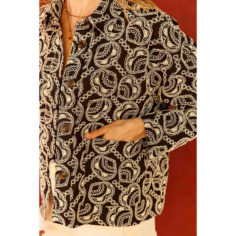 La Petite Etoile Blazer a Stampa Paisley  
