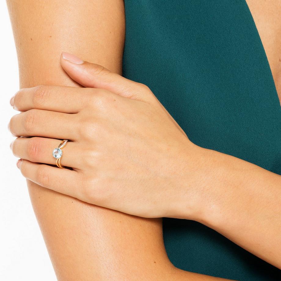 L' Atelier Gold 18 Karat by Manor  Bague avec pierre 