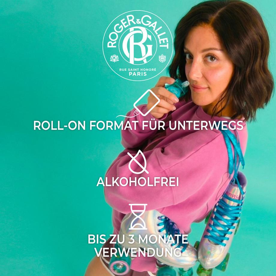 ROGER & GALLET  Jasmin Lollipop Eau De Parfum Roll-On 