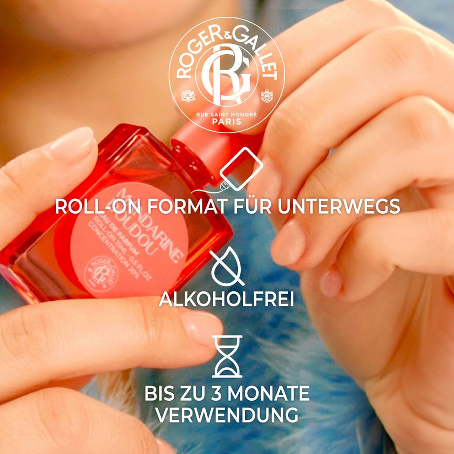 ROGER & GALLET  Mandarine Doudou Eau De Parfum Roll-On 