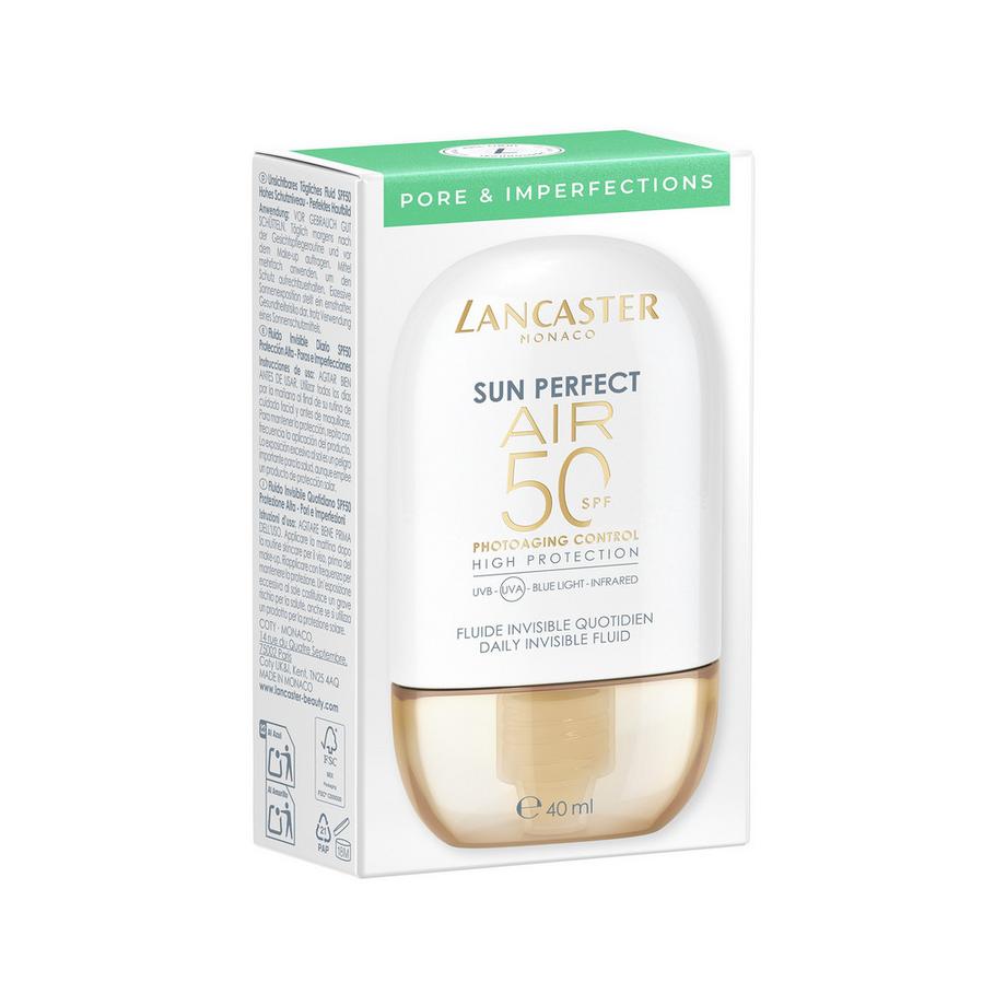 LANCASTER  Sun Perfect AIR Daily Invisible Fluid SPF50 Pore & Imperfections 