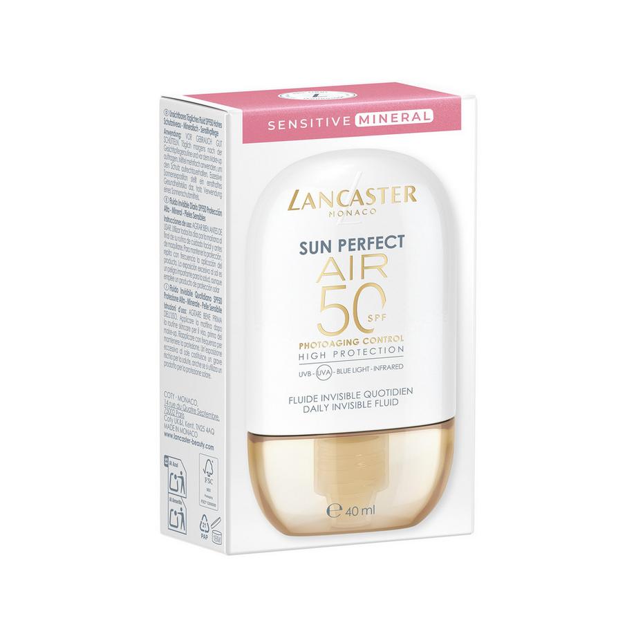 LANCASTER  Sun Perfect AIR Daily Invisible Fluid SPF50 Sensitive Mineral 