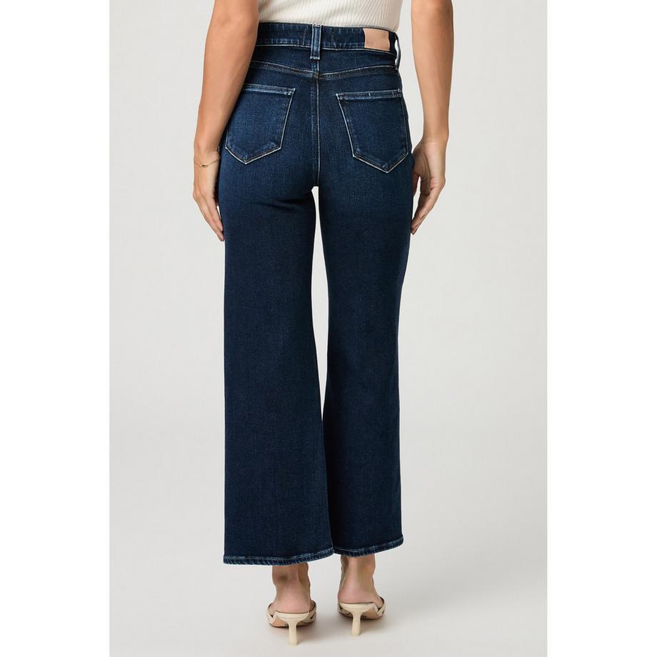 PAIGE Jeans taille haute jambe large  
