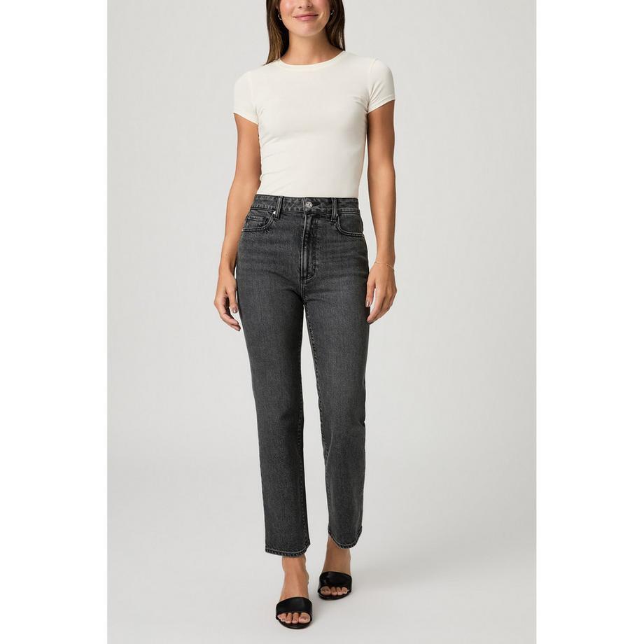 PAIGE Jeans Taille Haute Jambe Droite  