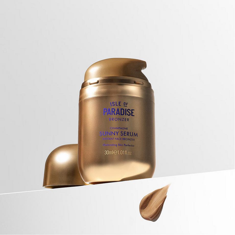 Isle of Paradise  Sunny Serum Instant Face Bronzer - Selbstbräunungsserum für das Gesicht 