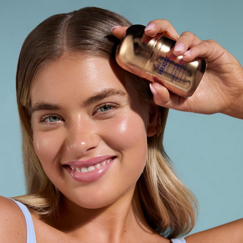 Isle of Paradise  Sunny Serum Instant Face Bronzer - Selbstbräunungsserum für das Gesicht 