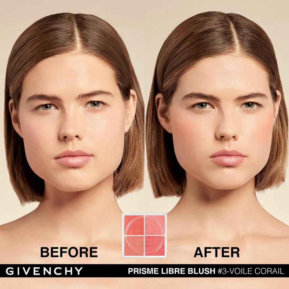 GIVENCHY  Prisme Libre Blush - Rouge Mit 4 Farbtönen 