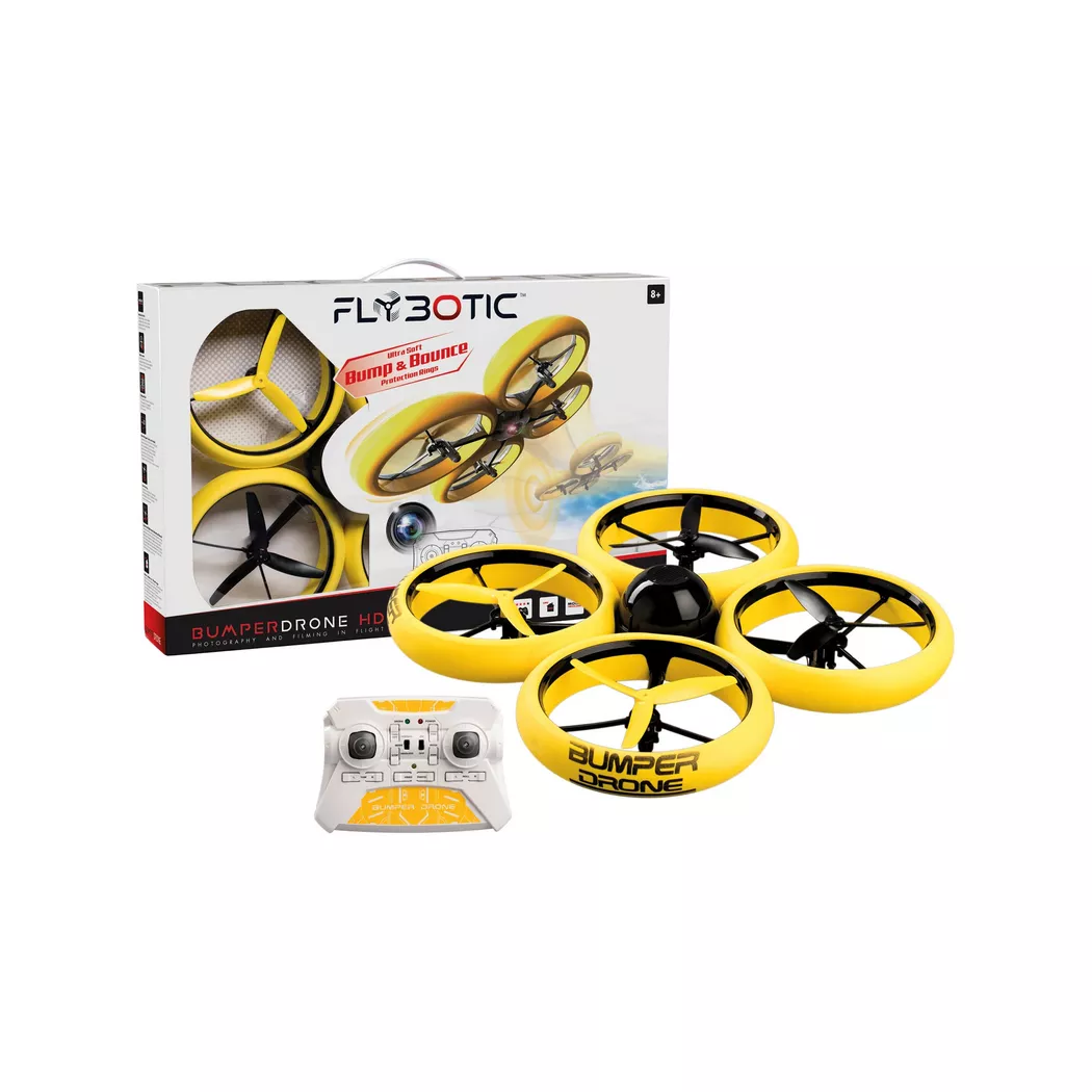 Silverlit - Bumper Drone HD, 2.4 GHz, Multicolore