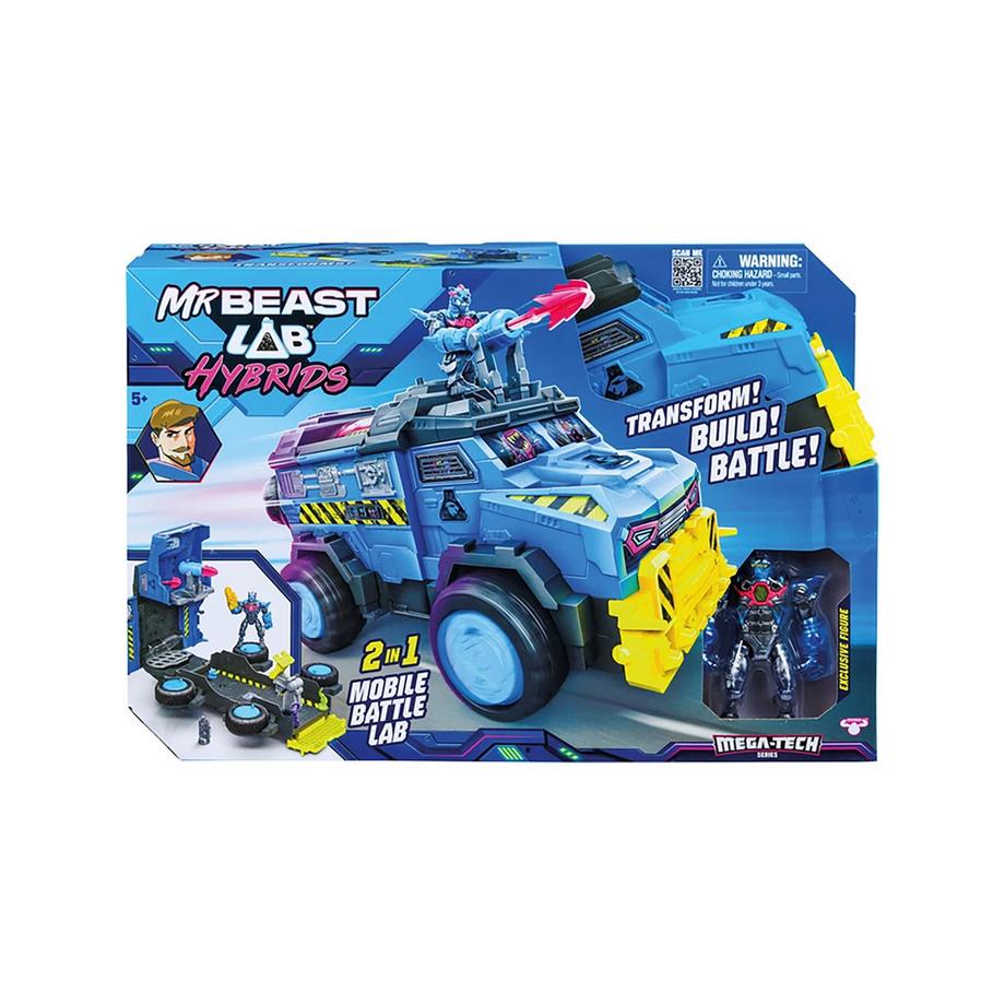 Moose Toys  Mr Beast Lab Hybrids Mega Battle Truck Mega Tech 