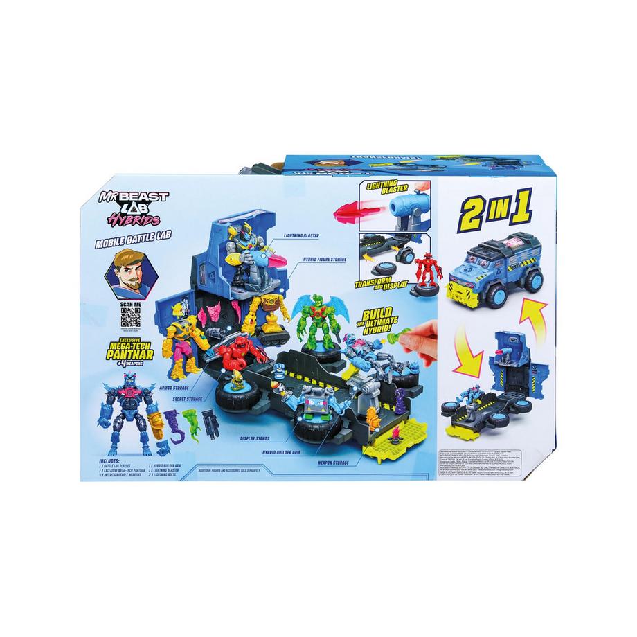 Moose Toys  Mr Beast Lab Hybrids Mega Battle Truck Mega Tech 