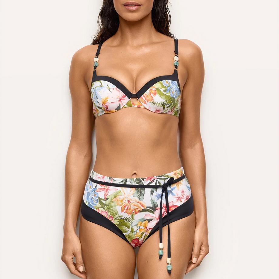 Yamamay Slip Vita Alta Stampa Floreale  