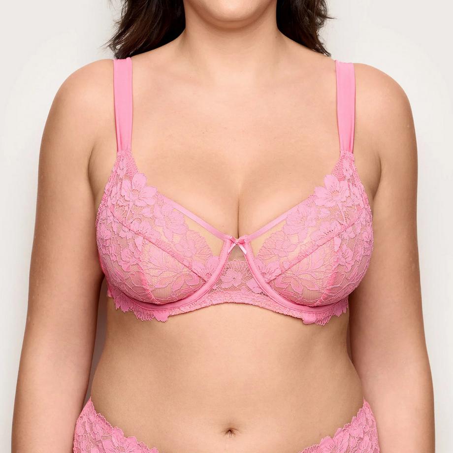 Reggiseno a balconette, spalline fisse