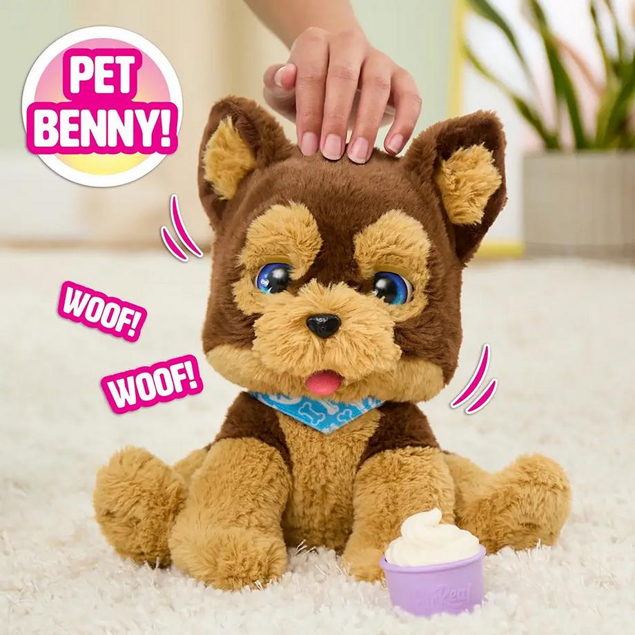 FurReal friends  Benny the Kiss & Cuddle Pup 