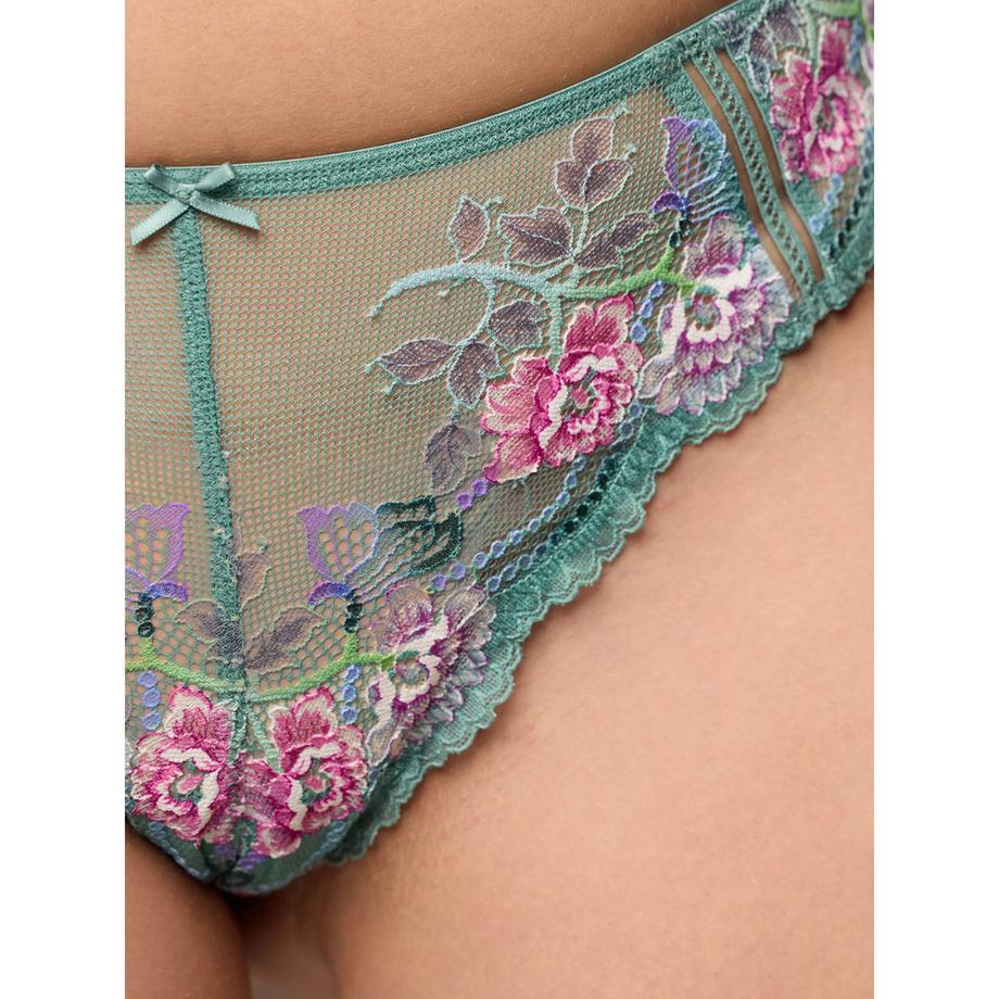 Yamamay Slip brasiliano ricamato floreale  