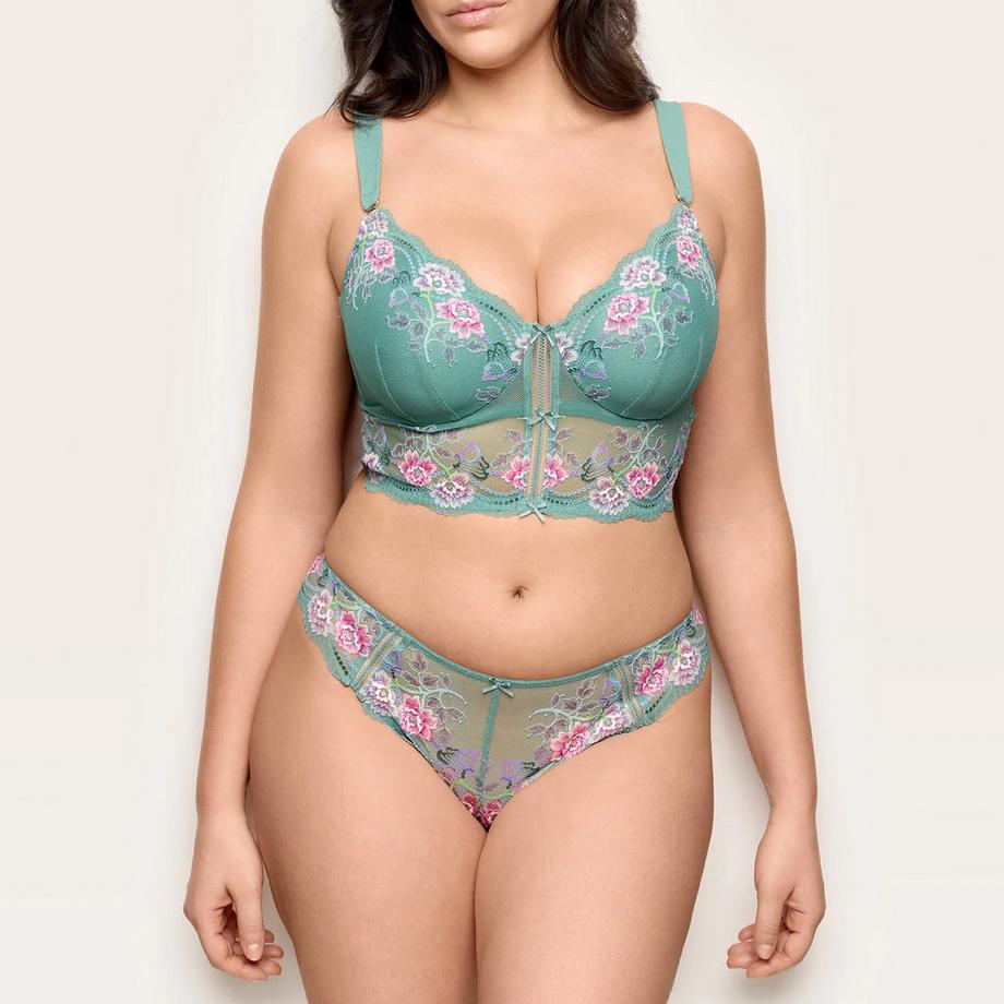 Yamamay Slip brasiliano ricamato floreale  