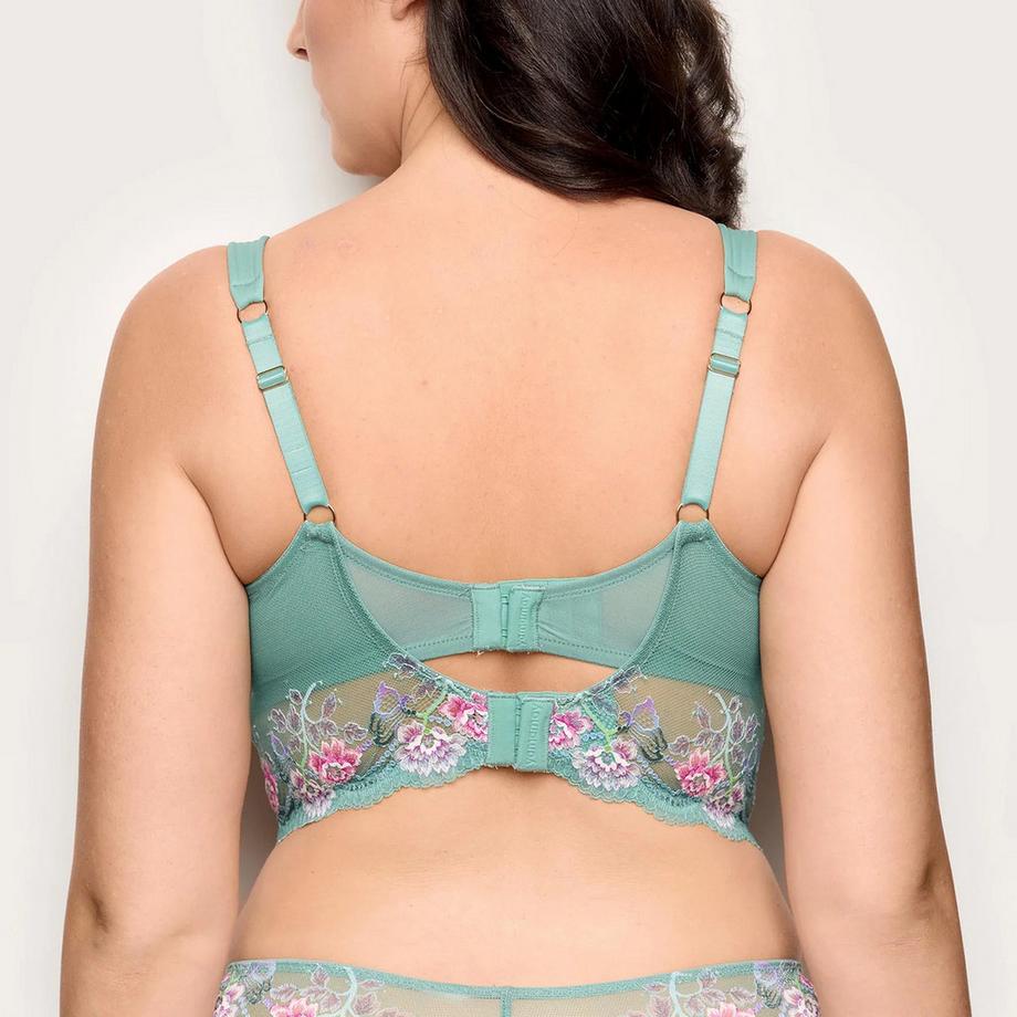 Yamamay Reggiseno longline ricamato floreale  