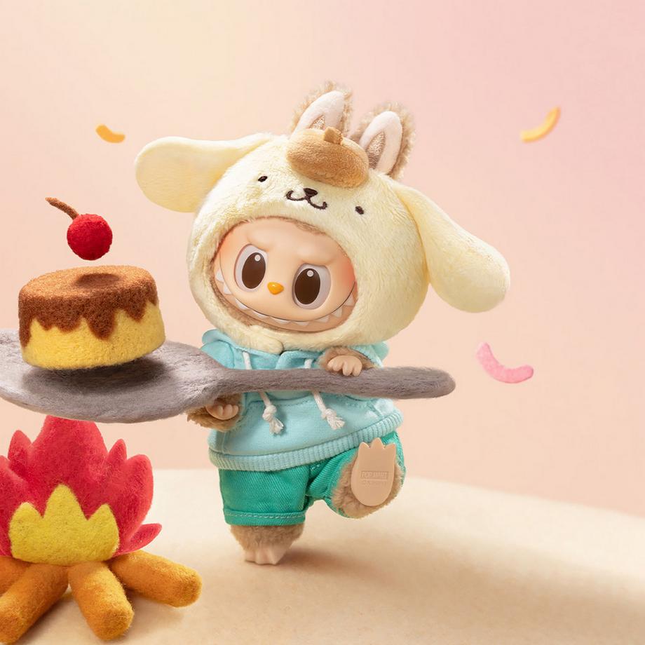 Popmart Beauty Labubu The Monsters × Hello Kitty Keychain Série Coffret Surprise  