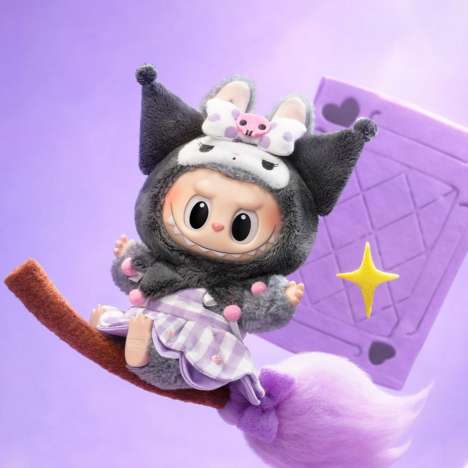 Popmart Beauty Labubu The Monsters × Hello Kitty Keychain Série Coffret Surprise  