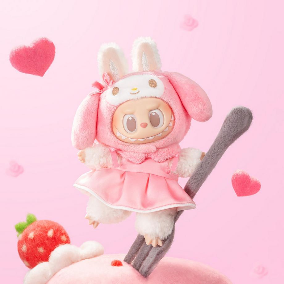 Popmart Beauty Labubu The Monsters × Hello Kitty Keychain Série Coffret Surprise  