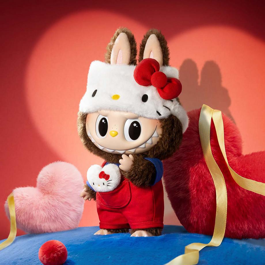 Popmart Beauty  Labubu The Monsters × Hello Kitty Figure 