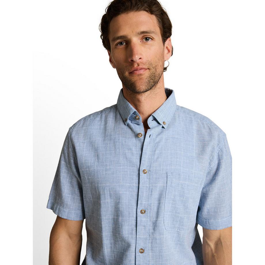 TOM TAILOR Chemise boutonnée à manches courtes  