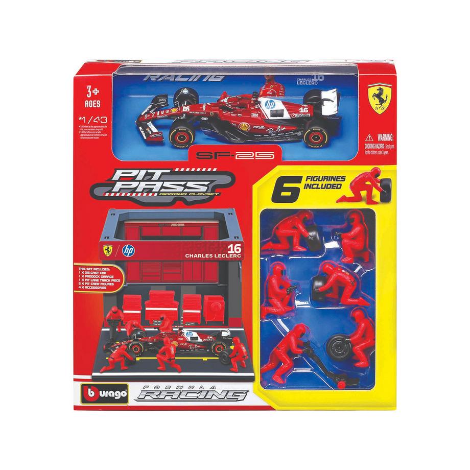 Ferrari SF-25 (2025) Pit Pass Set 16 Charles Leclerc