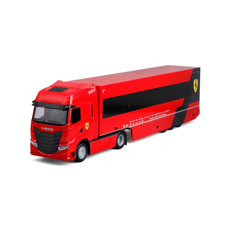 bburago  Transporteur Ferrari Iveco S-Way avec Ferrari SF-23 