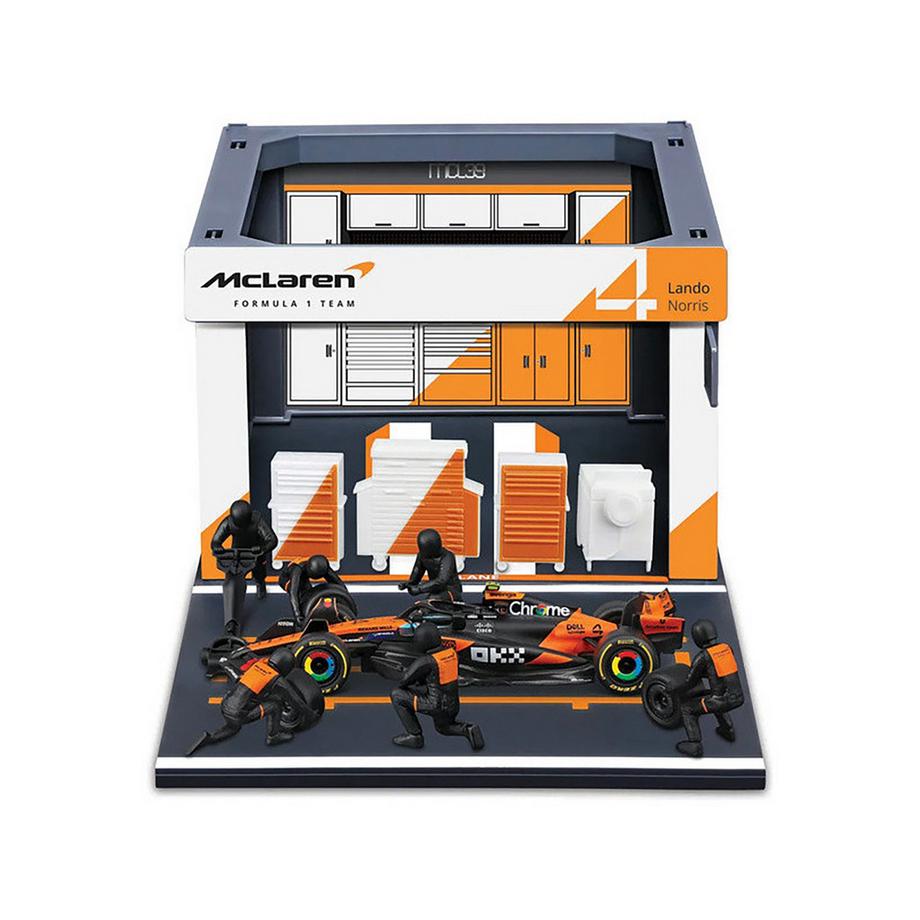 bburago  McLaren Team MCL39 (2025) Pit Pass Set 4 Lando Norris 