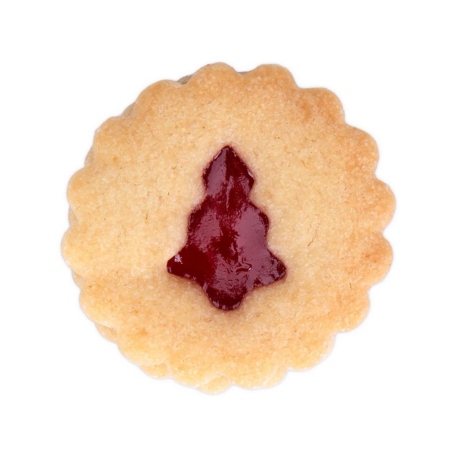 Städter Tagliapasta per biscotti di Linz Albero di Natale in un anello, ondulato 