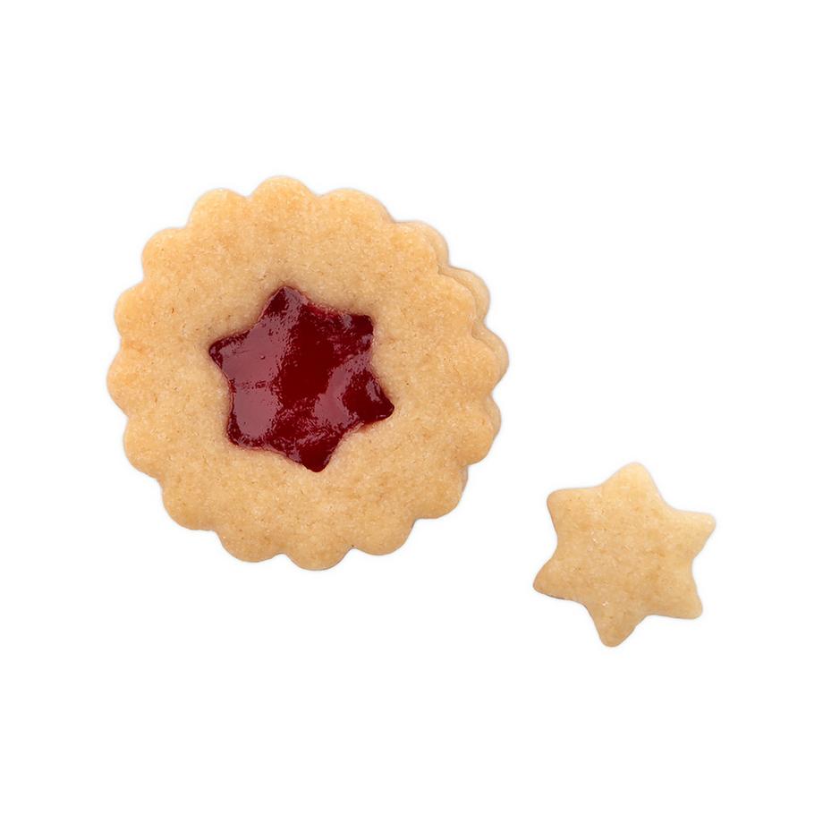 Städter Tagliapasta per biscotti di Linz Stella nell'anello ondulato 