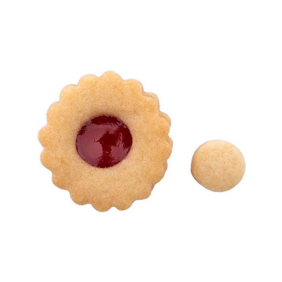 Städter Tagliapasta per biscotti di Linz Anello dentro anello, ondulato 
