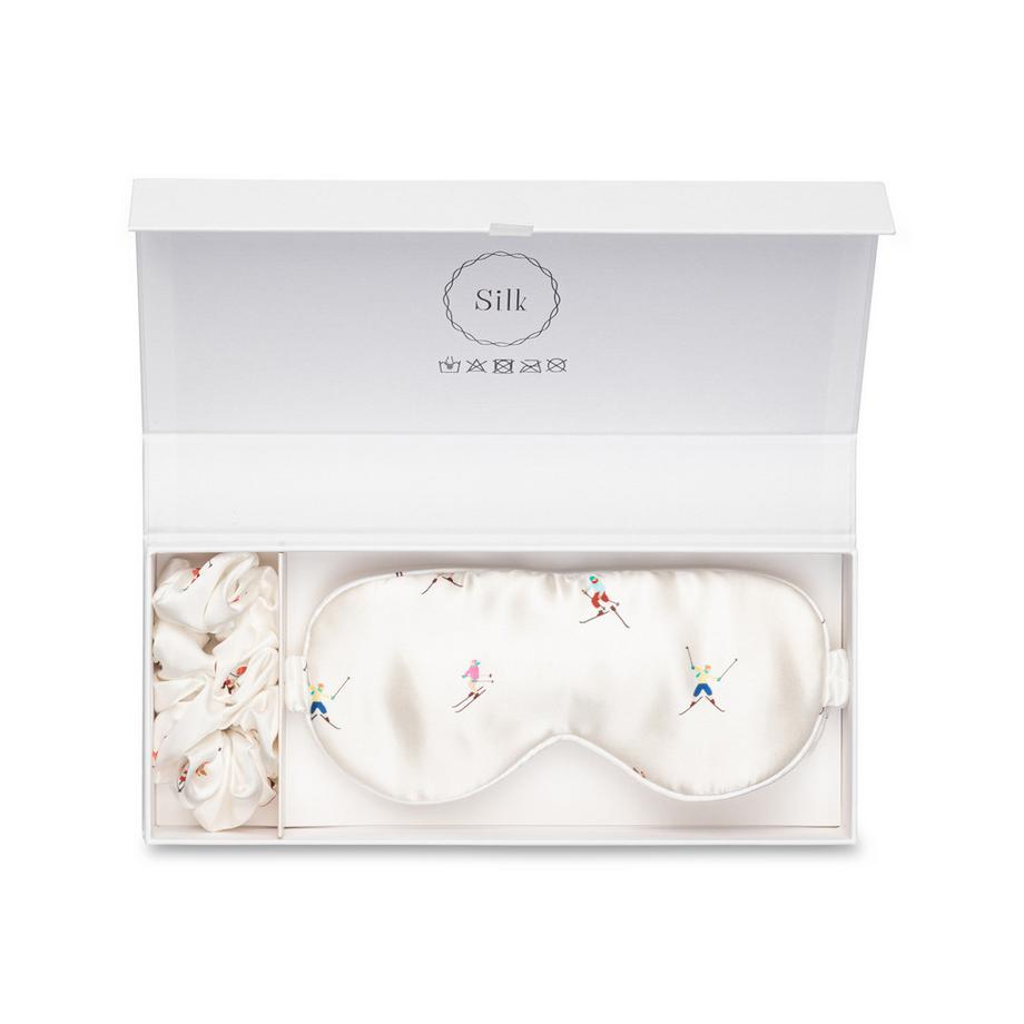Manor Home Coffret cadeau Silka Seiden Schlafmaske & Haargummi 