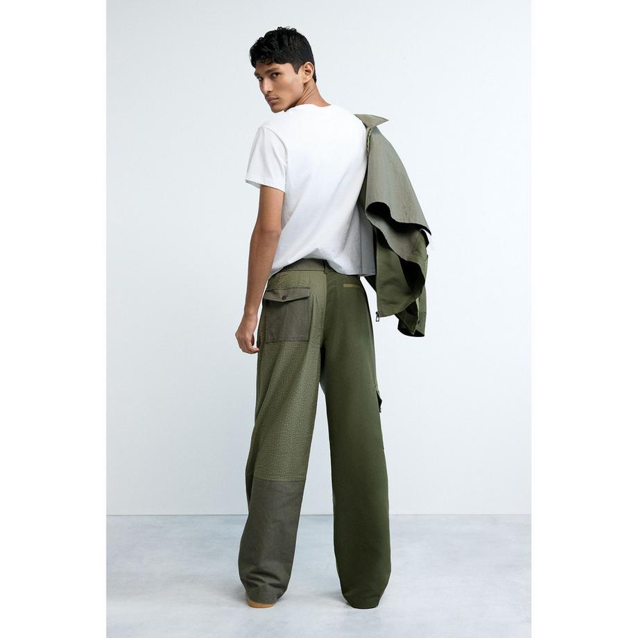 Desigual Pantalon Cargo Patchwork  