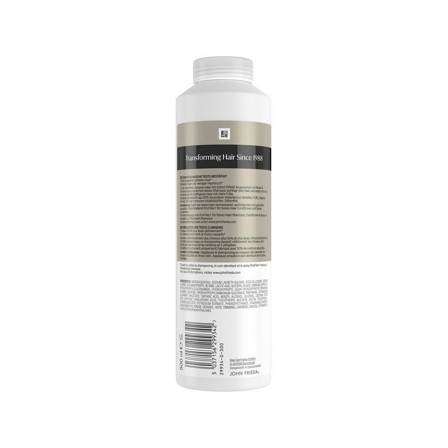 JOHN FRIEDA  Volume+ Force Filler Shampooing Épaississant  