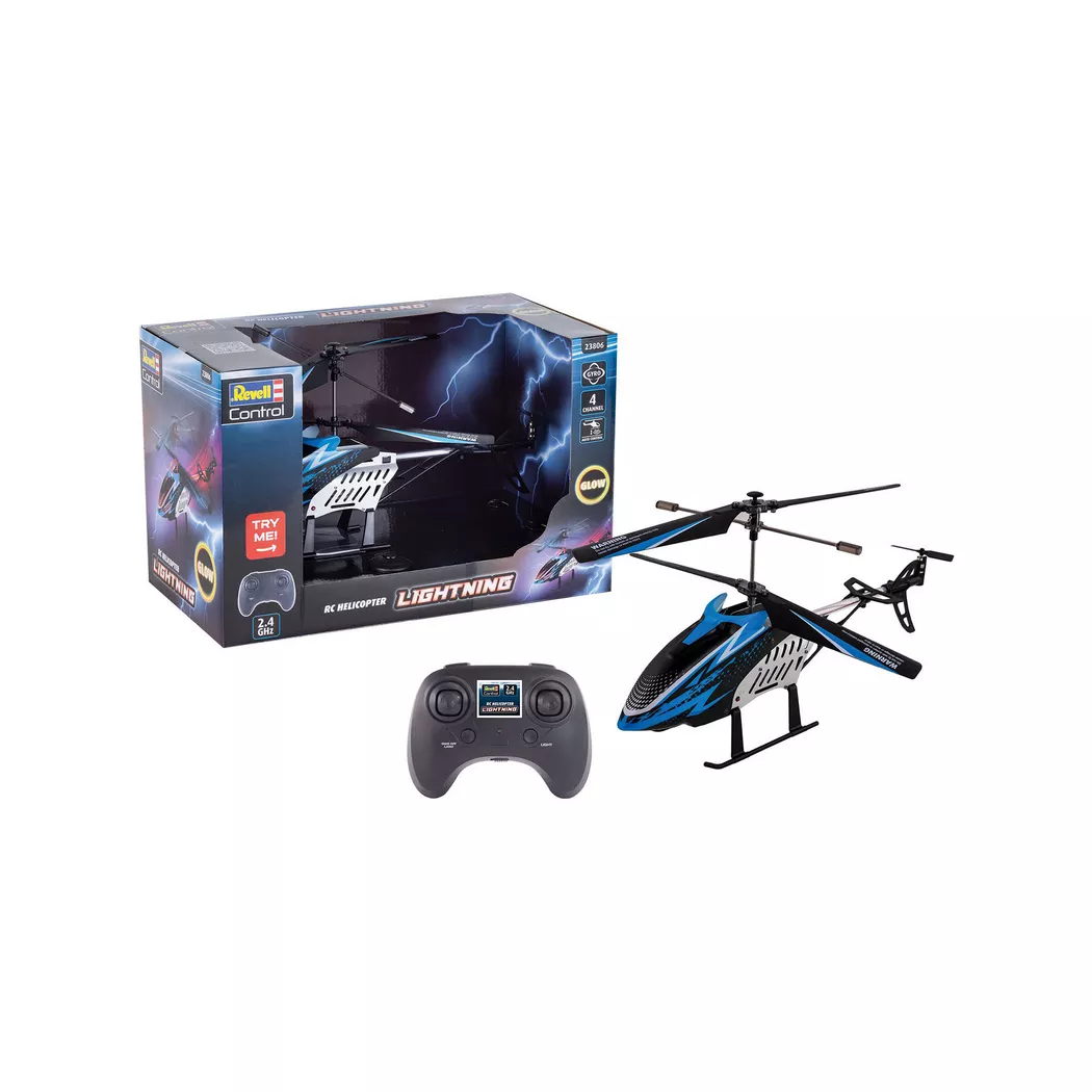 Revell - RC Helicopter Lightning, Multicolore