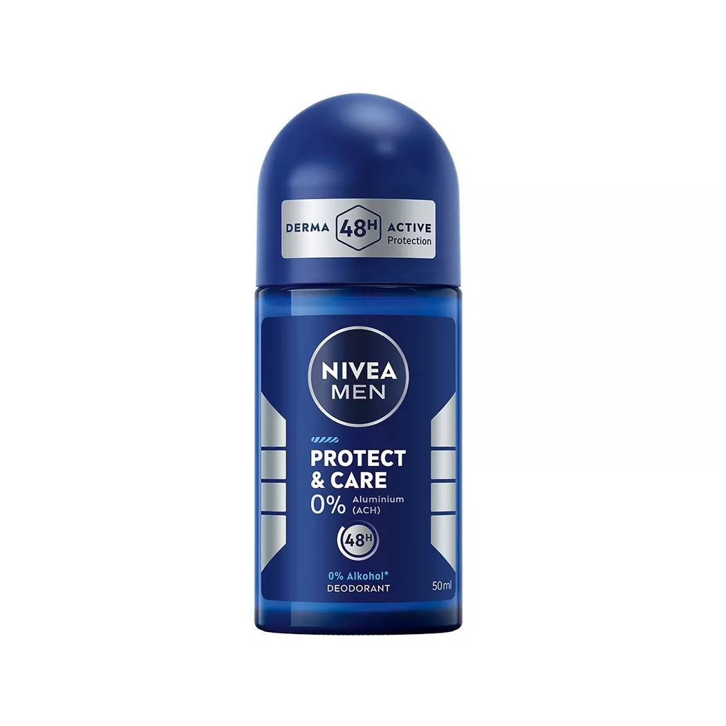 Nivea - DEO Protect & Care Roll-on Male, Taille 50ml