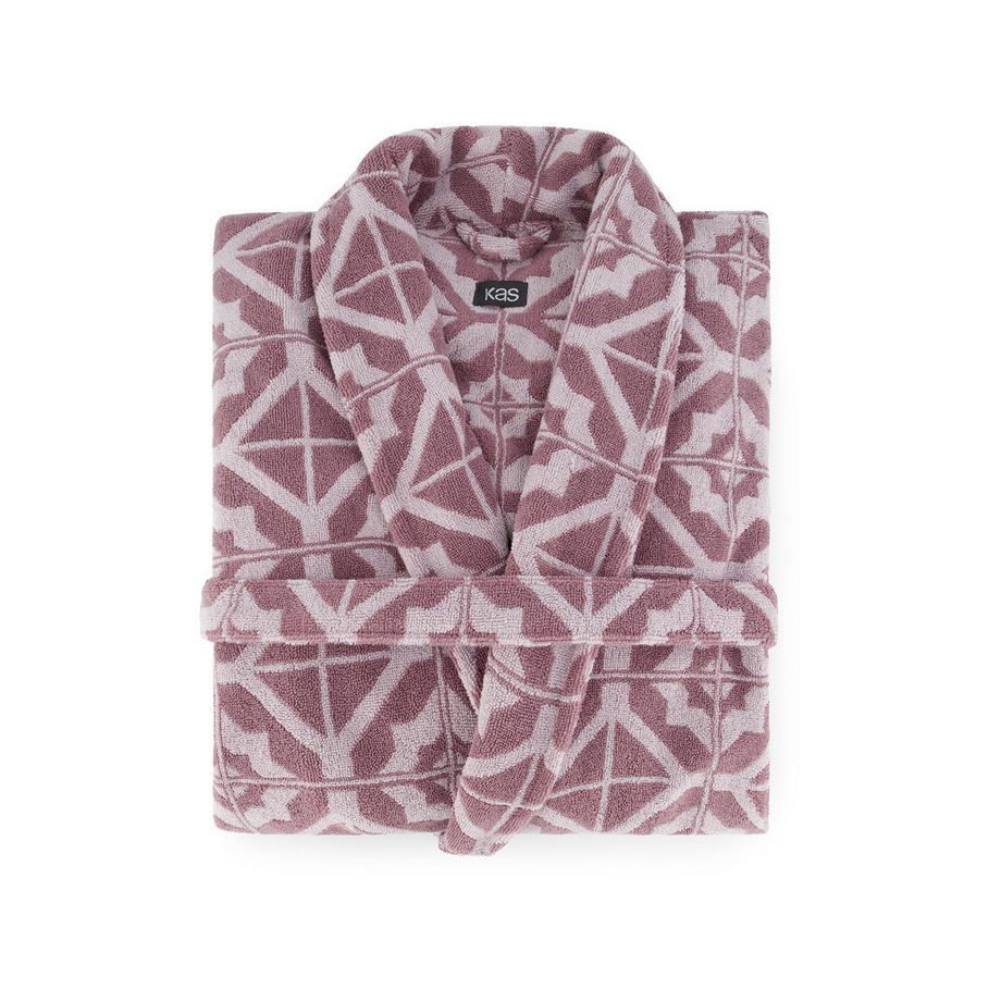 Kas Romance Geo Bademantel, unisex 