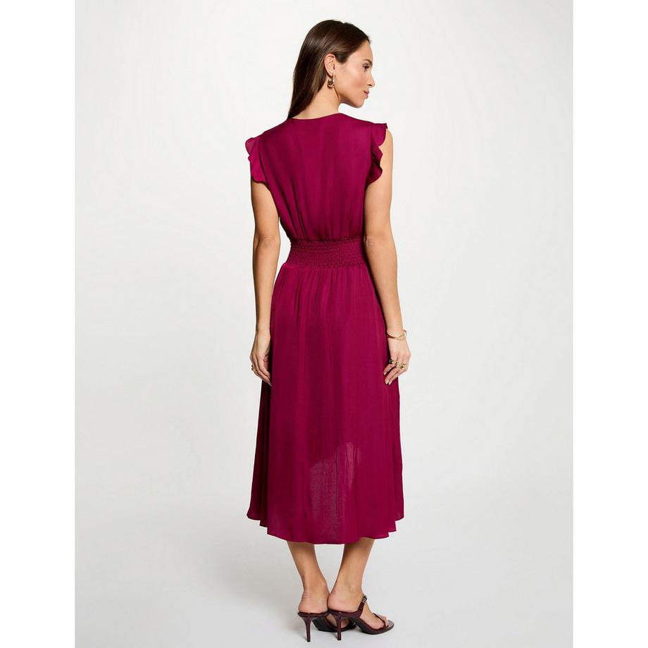 MORGAN Abito Scollo a V Maniche a Volant  