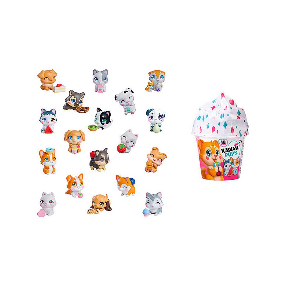 Kawaii Pups Personaggio da collezione, assortimento casuale