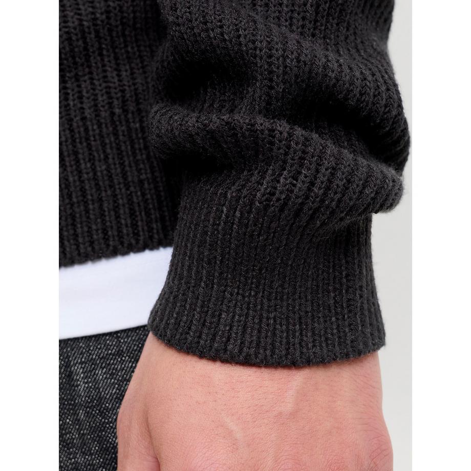 JACK & JONES Pull tricoté côtelé  