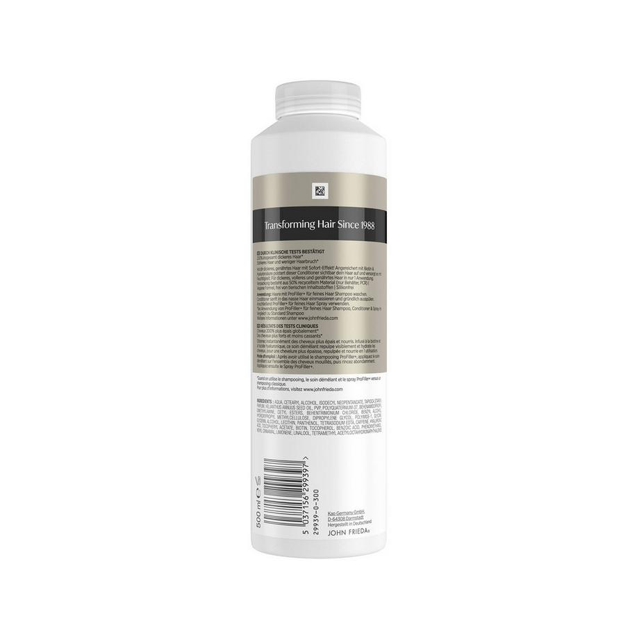JOHN FRIEDA  Volume+ Force Filler Soin Démêlant Épaississant  