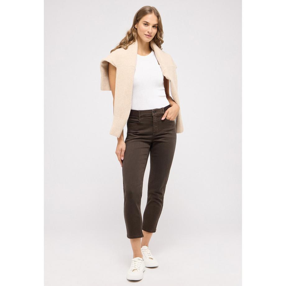 ANGELS Ornella Sporty Jeans taille haute coupées  