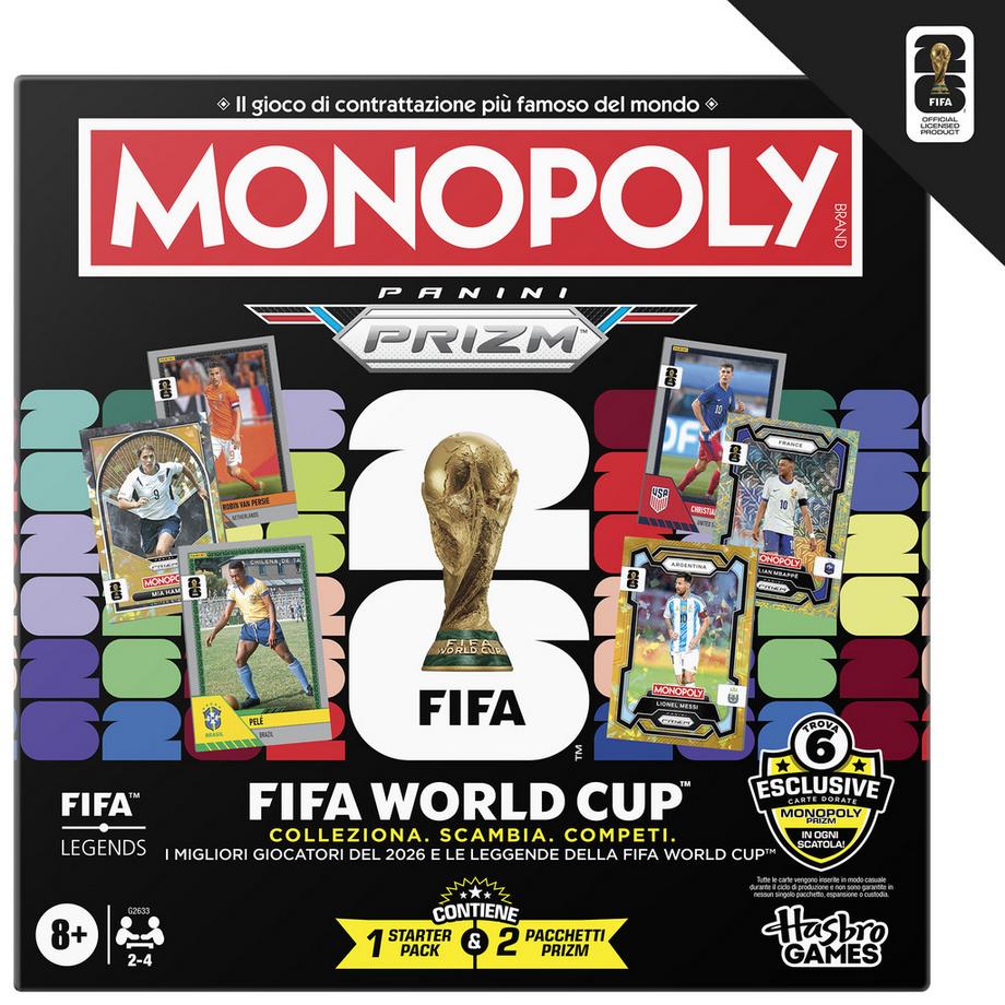 Monopoly  Monopoly Panini Prizm: FIFA World Cup, Italienisch 