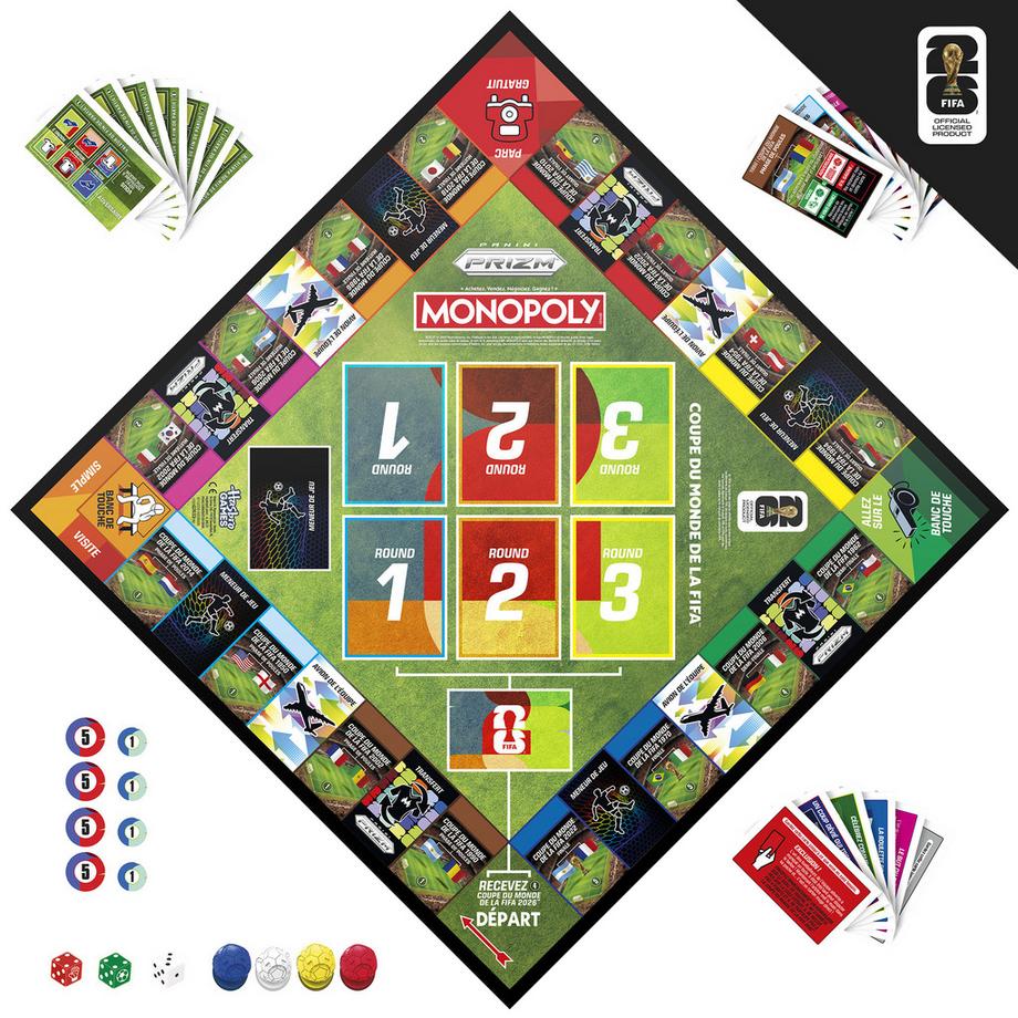 Monopoly  Monopoly Panini Prizm: FIFA World Cup, Französisch 