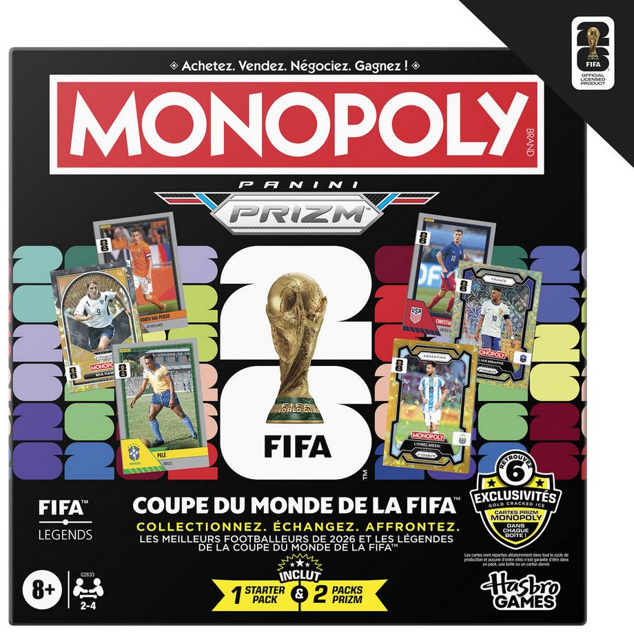 Monopoly  Monopoly Panini Prizm: FIFA World Cup, Französisch 