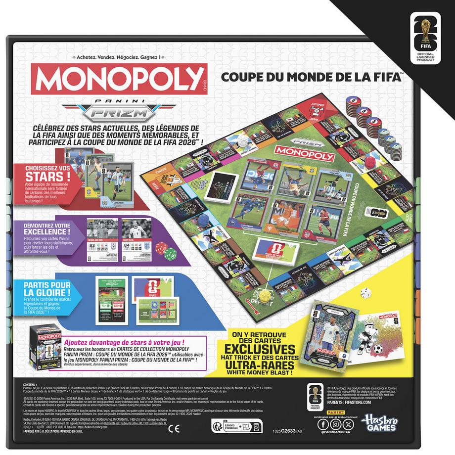 Monopoly  Monopoly Panini Prizm: FIFA World Cup, Französisch 