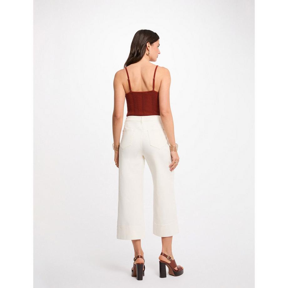 MORGAN Maglione in maglia con spalline decorative  