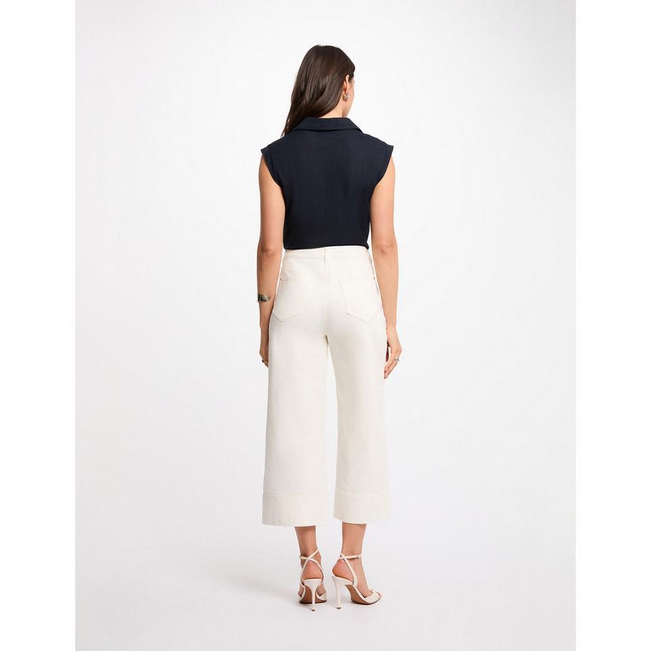 MORGAN Blusa Senza Maniche con Dettaglio Nodo  