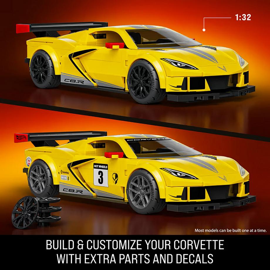 Mattel  Brick Shop Corvette 