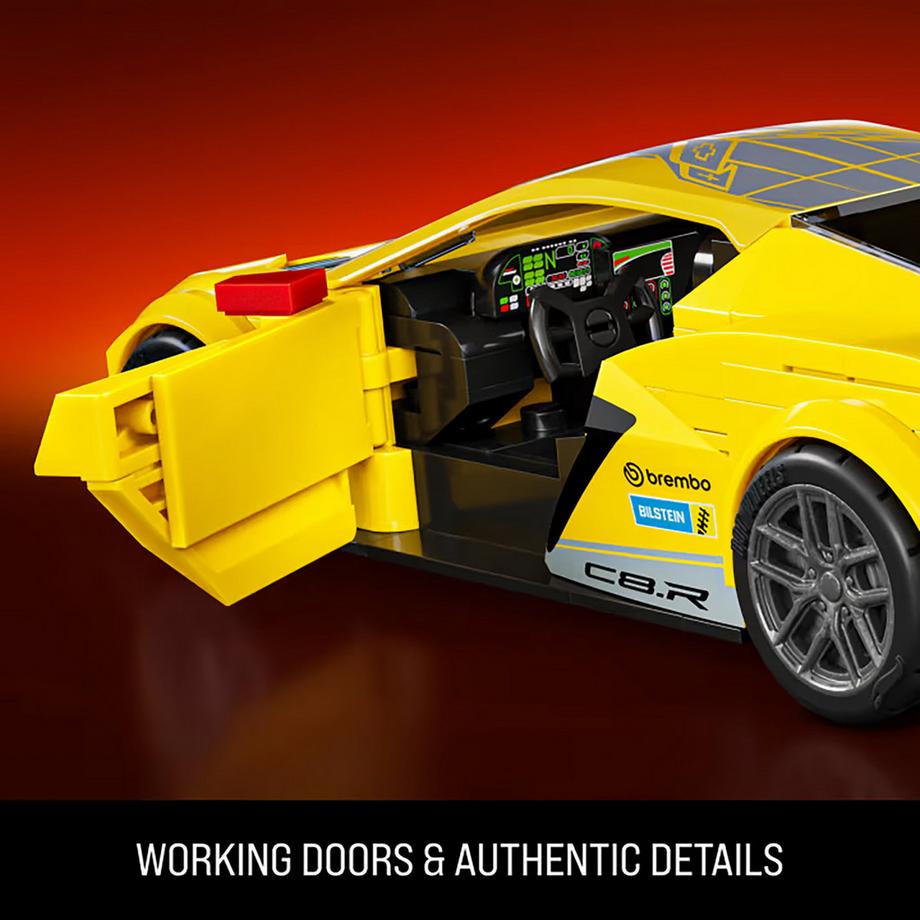 Mattel  Brick Shop Corvette 